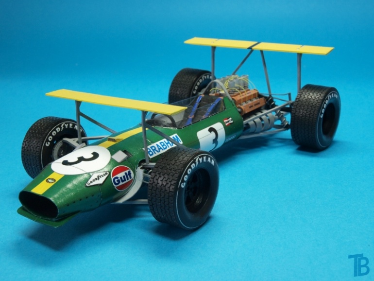 Brabham BT26 Mexican GP - závod, č. 3 (Plná velikost v novém okně) Brabham BT26 Mexican GP - závod, č. 3