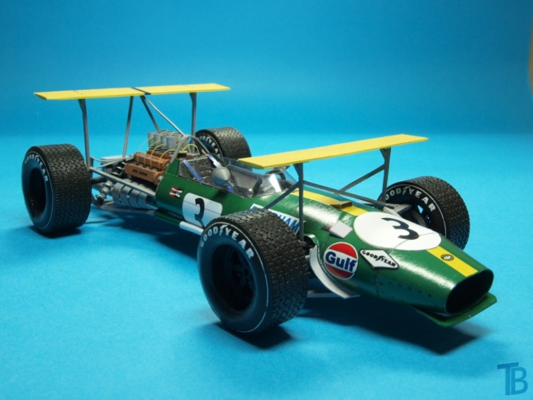 Brabham BT26 Mexican GP - závod, č. 3 (Plná velikost v novém okně) Brabham BT26 Mexican GP - závod, č. 3