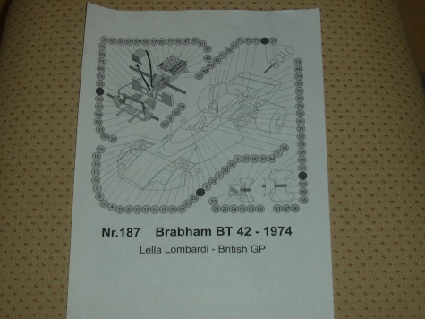 BRABHAM BT42 Lella Lombardi 1974 BRABHAM BT42 Lella Lombardi 1974