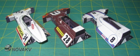 Brabham BT44B - 3 verze Brabham BT44B - 3 verze