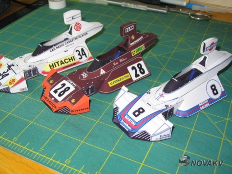 Brabham BT44B - 3 verze Brabham BT44B - 3 verze