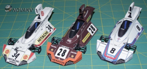 Brabham BT44B - 3 verze Brabham BT44B - 3 verze