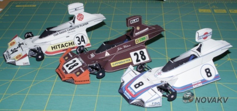 Brabham BT44B - 3 verze Brabham BT44B - 3 verze