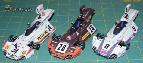 Brabham BT44B - 3 verze Brabham BT44B - 3 verze