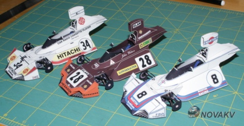 Brabham BT44B - 3 verze Brabham BT44B - 3 verze