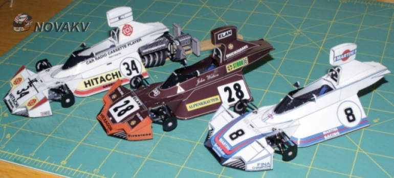 Brabham BT44B - 3 verze (Plná velikost v novém okně) Brabham BT44B - 3 verze
