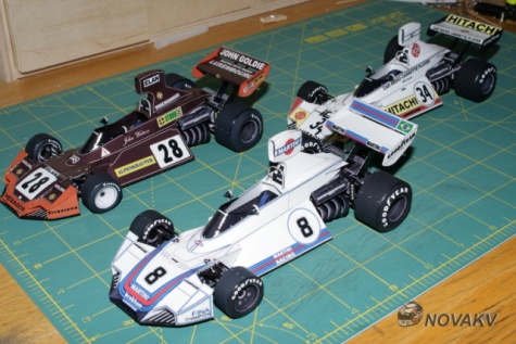 Brabham BT44B - 3 verze Brabham BT44B - 3 verze