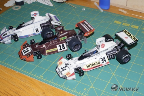Brabham BT44B - 3 verze Brabham BT44B - 3 verze