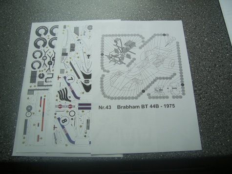BRABHAM BT44B C.Reutemann 1975 BRABHAM BT44B C.Reutemann 1975