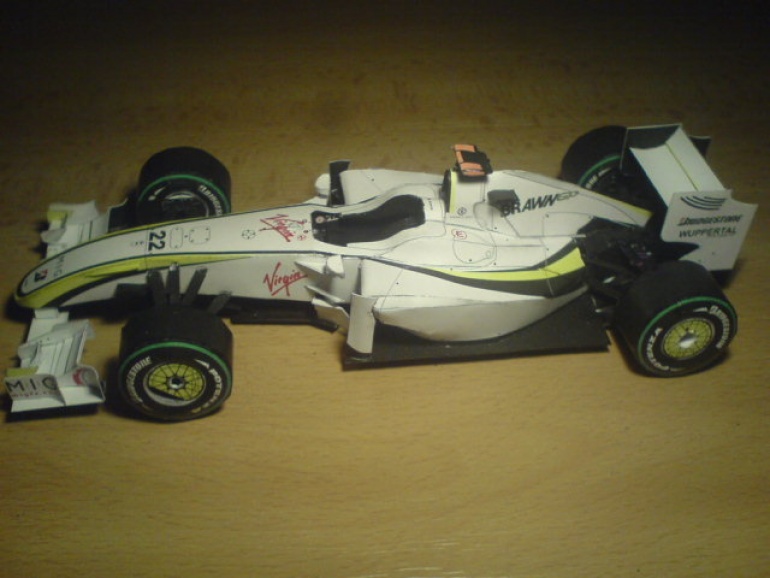 Brawn BGP001 monaco GP - Jenson Button (Plná velikost v novém okně) Brawn BGP001 monaco GP - Jenson Button