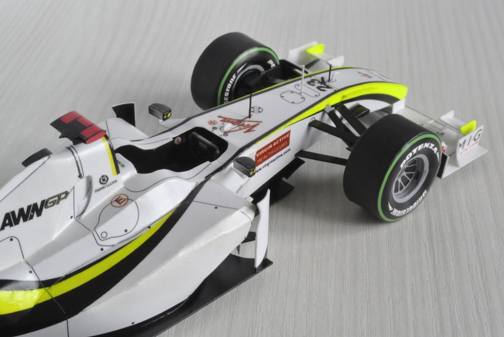Brawn GP 2009 (Plná velikost v novém okně) Brawn GP 2009
