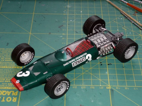 BRM P83 H16 - Jackie Stewart - GP V.Británie 1967 BRM P83 H16 - Jackie Stewart - GP V.Británie 1967