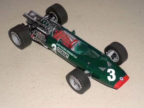 BRM P83 H16 - Jackie Stewart - GP V.Británie 1967 BRM P83 H16 - Jackie Stewart - GP V.Británie 1967