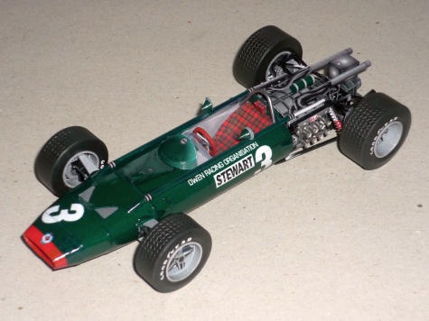 BRM P83 H16 - Jackie Stewart - GP V.Británie 1967 BRM P83 H16 - Jackie Stewart - GP V.Británie 1967
