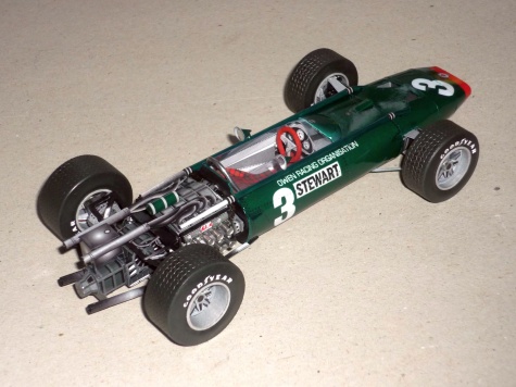 BRM P83 H16 - Jackie Stewart - GP V.Británie 1967 BRM P83 H16 - Jackie Stewart - GP V.Británie 1967