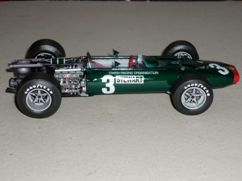 BRM P83 H16 - Jackie Stewart - GP V.Británie 1967 BRM P83 H16 - Jackie Stewart - GP V.Británie 1967