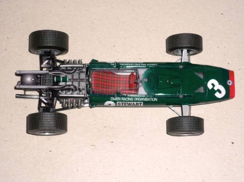 BRM P83 H16 - Jackie Stewart - GP V.Británie 1967 BRM P83 H16 - Jackie Stewart - GP V.Británie 1967