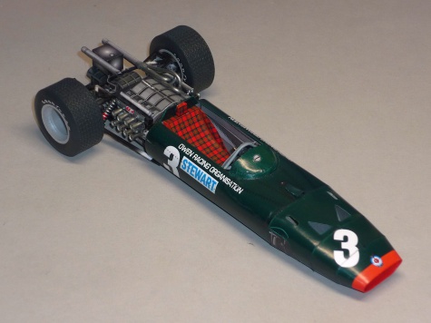 BRM P83 H16 - Jackie Stewart - GP V.Británie 1967 BRM P83 H16 - Jackie Stewart - GP V.Británie 1967