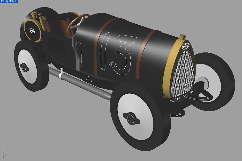 Bugatti 13 BRESCIA 1921 (Plná velikost v novém okně) Bugatti 13 BRESCIA 1921