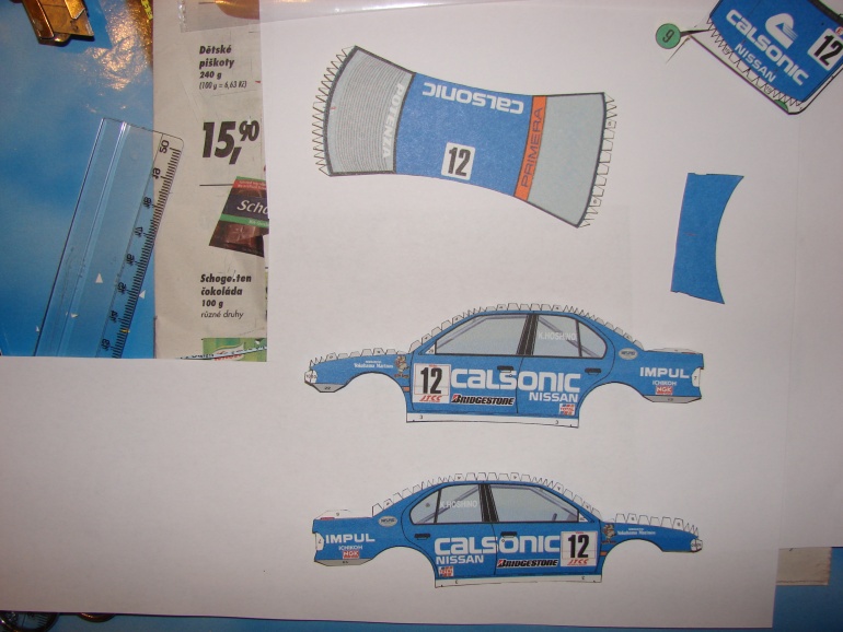 Calsonic Nissan Primera (Plná velikost v novém okně) Calsonic Nissan Primera