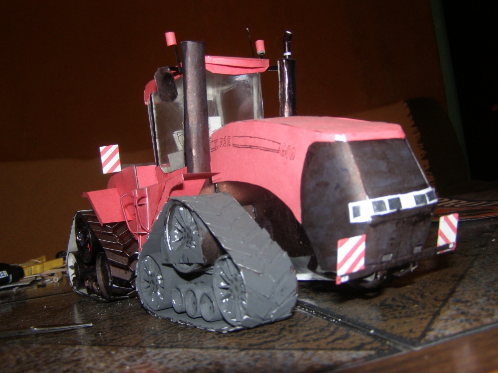 Case Quadtrac 600+Kverneland PW-100 (Plná velikost v novém okně) Case Quadtrac 600+Kverneland PW-100