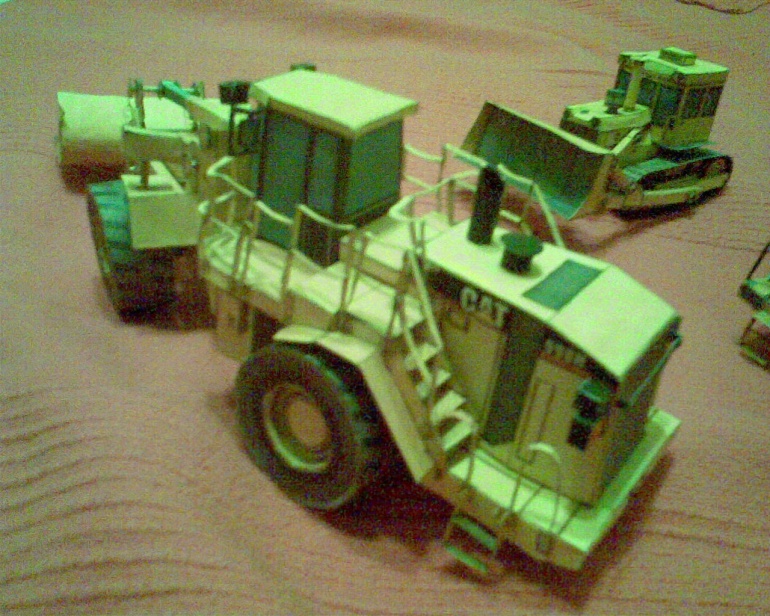 Cat 773F,Caterpillar 988H a T-100M (Pln� velikost v nov�m okn�) Cat 773F,Caterpillar 988H a T-100M
