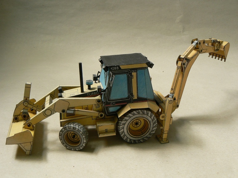 Caterpillar 428 B (Plná velikost v novém okně) Caterpillar 428 B
