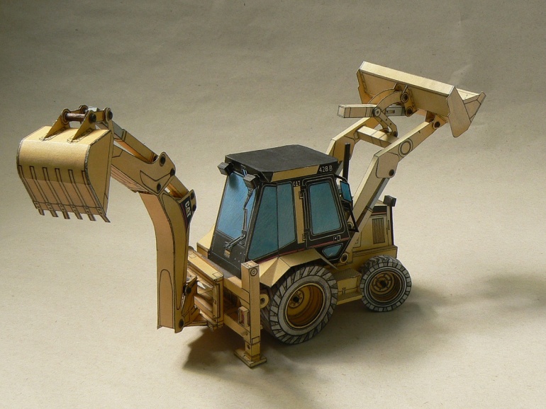 Caterpillar 428 B (Pln� velikost v nov�m okn�) Caterpillar 428 B