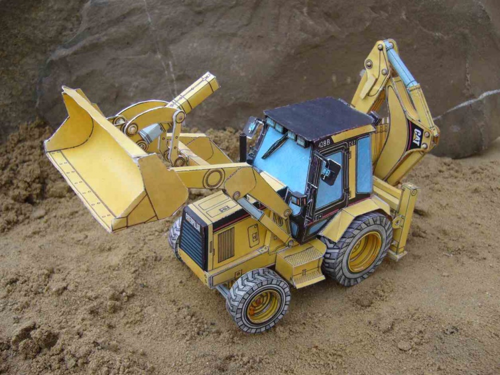 CATERPILLAR 428 B (Pln� velikost v nov�m okn�) CATERPILLAR 428 B