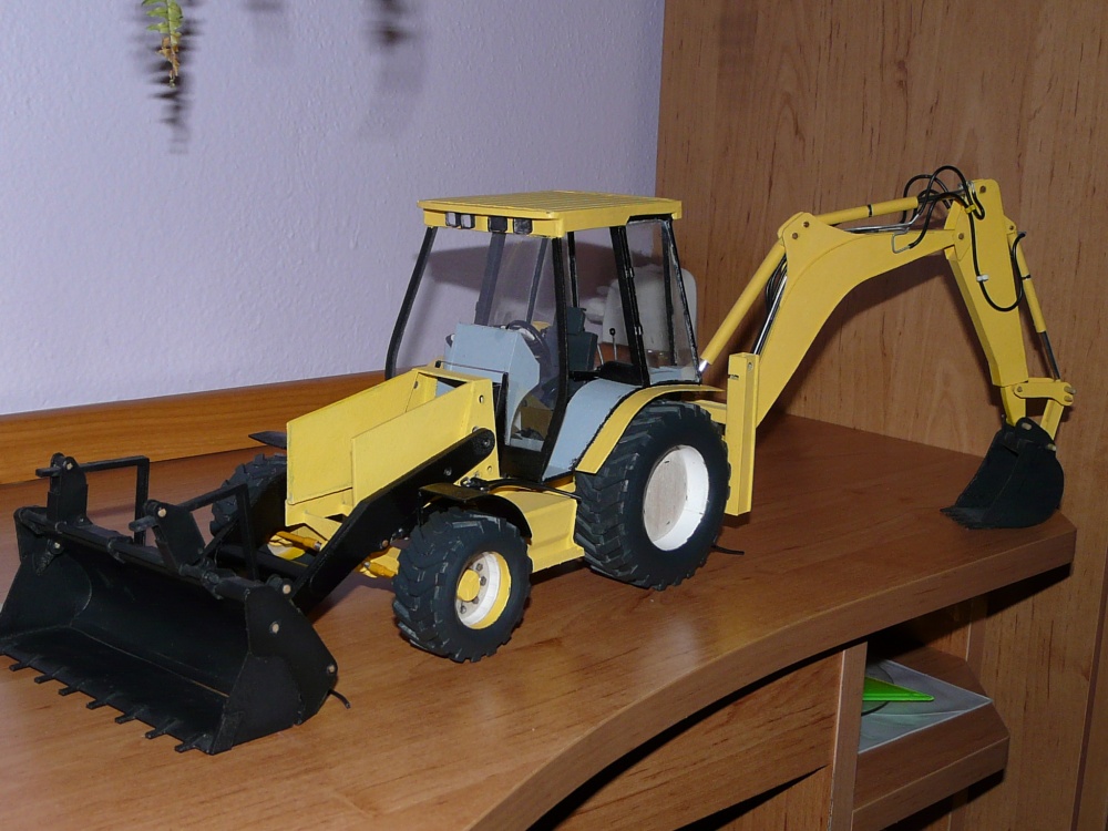 Caterpillar 428D (Plná velikost v novém okně) Caterpillar 428D