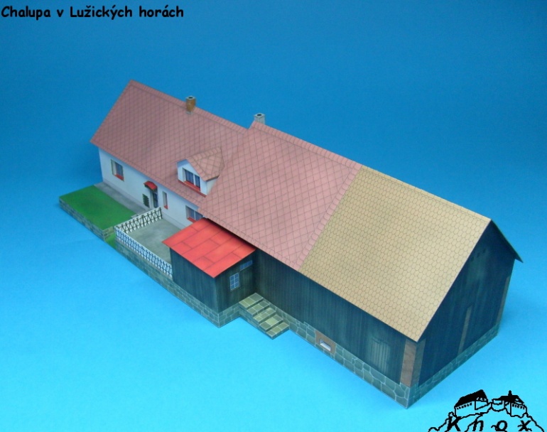 Chalupa z Lužických hor (Plná velikost v novém okně) Chalupa z Lužických hor