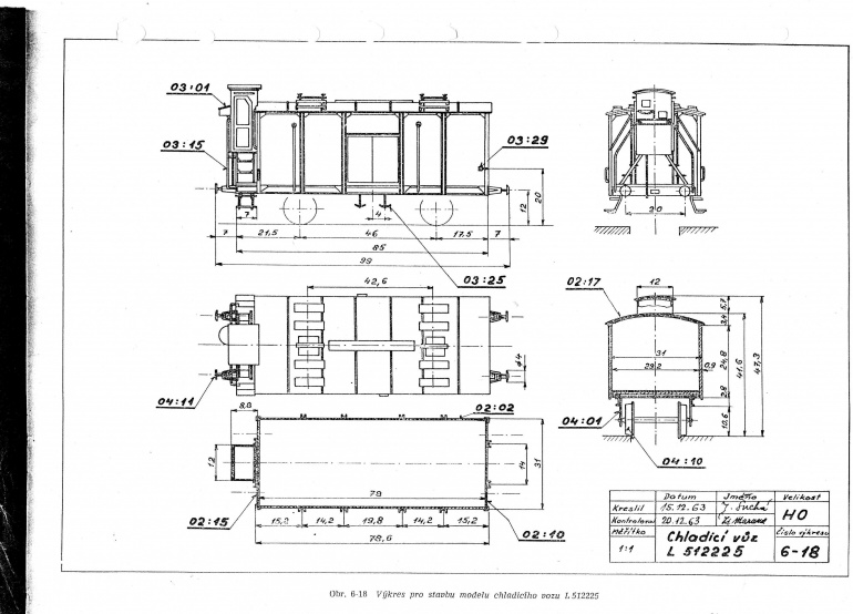 Chladící vůz L512225 z roku 1910 (Plná velikost v novém okně) Chladící vůz L512225 z roku 1910