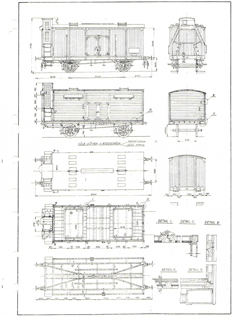 Chladící vůz L512225 z roku 1910 (Plná velikost v novém okně) Chladící vůz L512225 z roku 1910