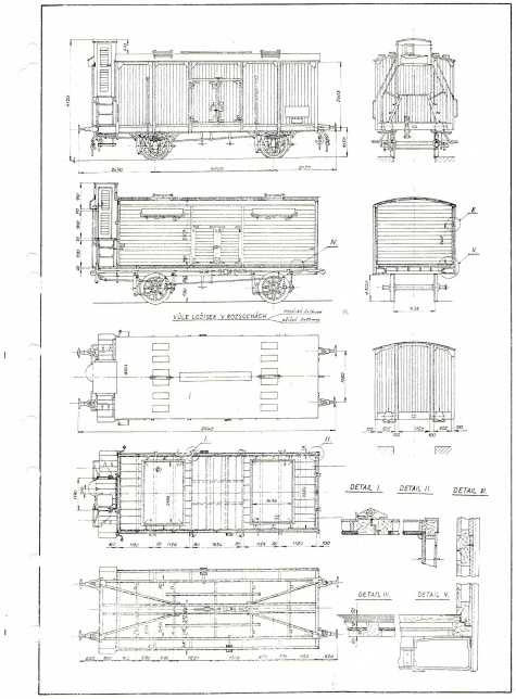 Chladící vůz L512225 z roku 1910 Chladící vůz L512225 z roku 1910