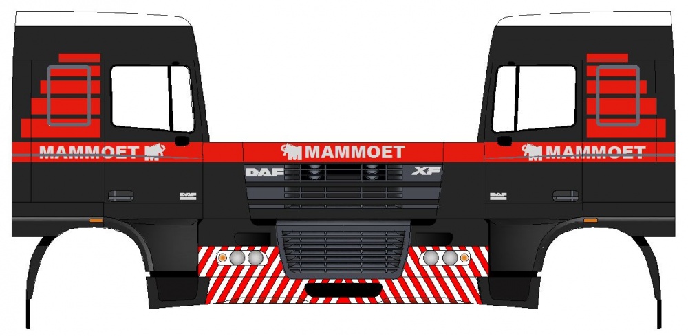 Daf XF 95, 105 FTM 8x4 (Plná velikost v novém okně) Daf XF 95, 105 FTM 8x4