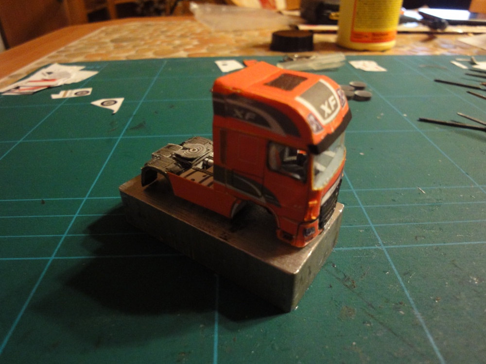 DAF 106XF+NÁVĚS LABERET SR2 (Plná velikost v novém okně) DAF 106XF+NÁVĚS LABERET SR2