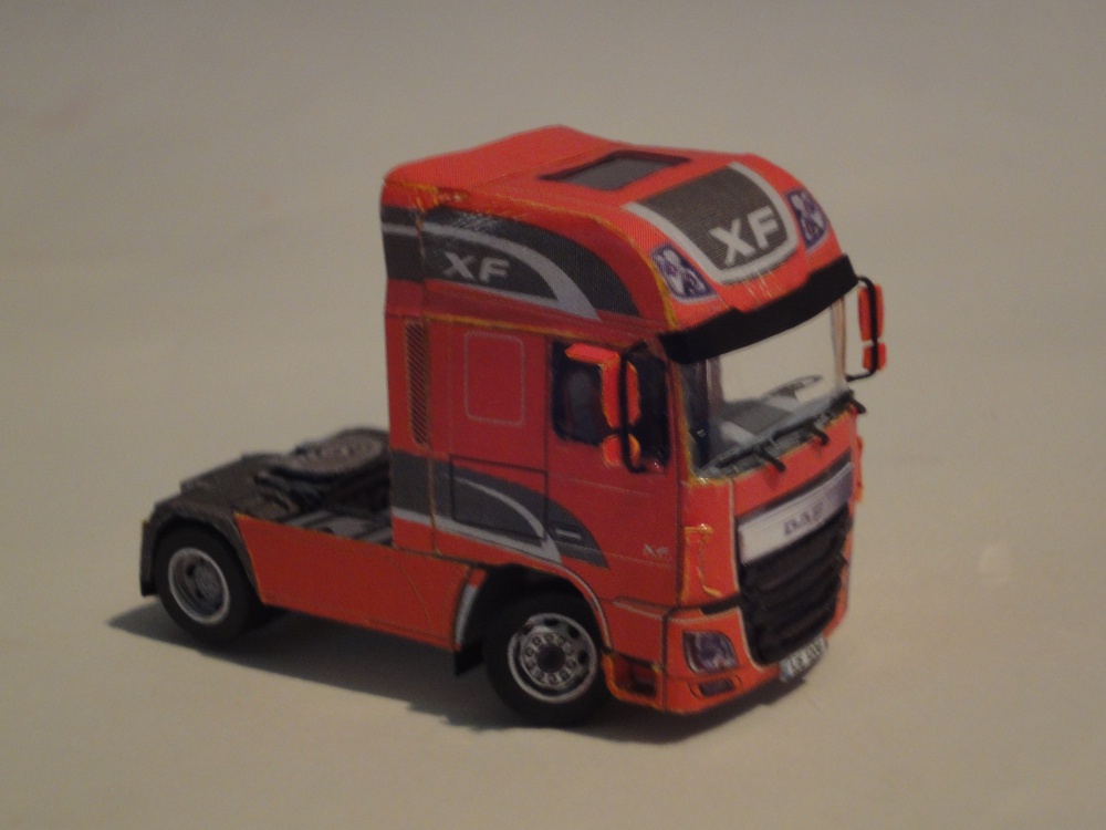 DAF 106XF+NÁVĚS LABERET SR2 (Plná velikost v novém okně) DAF 106XF+NÁVĚS LABERET SR2