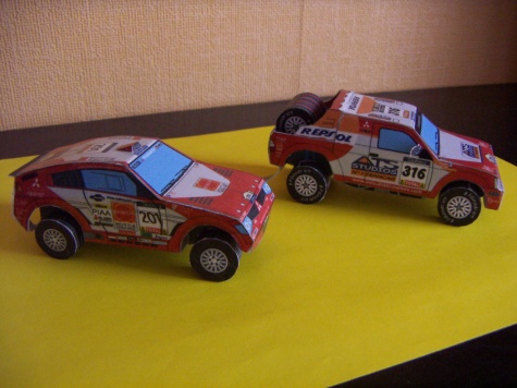 Dakar trucks and cars