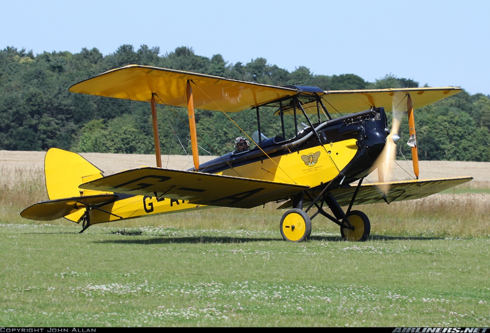 De Havilland Gipsy Moth (Plná velikost v novém okně) De Havilland Gipsy Moth