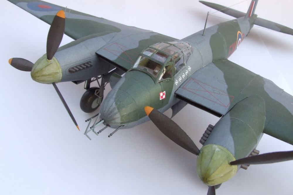De Havilland Mosquito Mk.II NF (Plná velikost v novém okně) De Havilland Mosquito Mk.II NF
