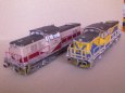 Diesel loco, Electric loco & cars