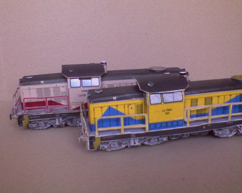 Diesel loco, Electric loco & cars