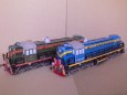 Diesel loco, Electric loco & cars