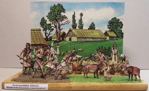 Diorama - obr�zky v krabi�ce