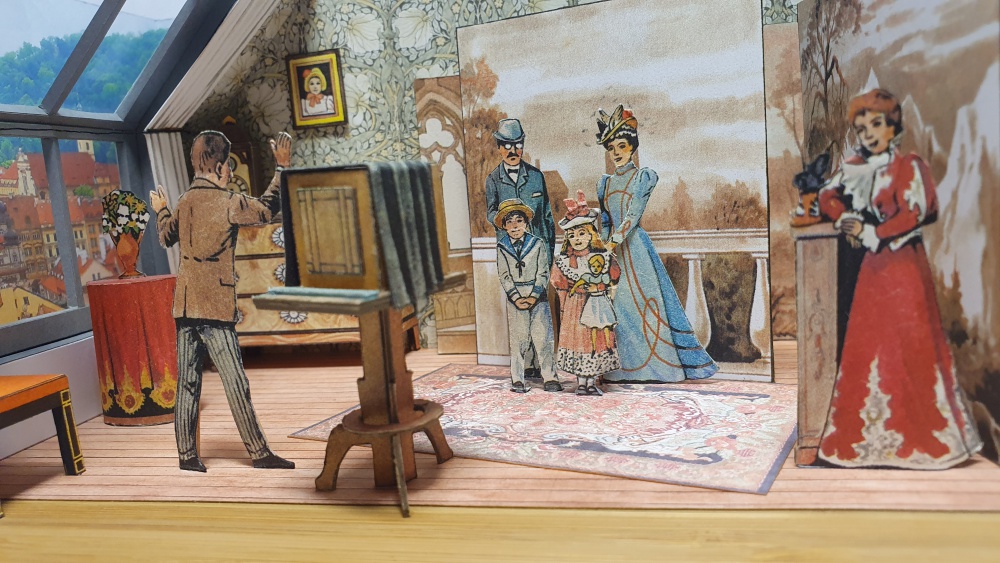 Diorama - obr�zky v krabi�ce