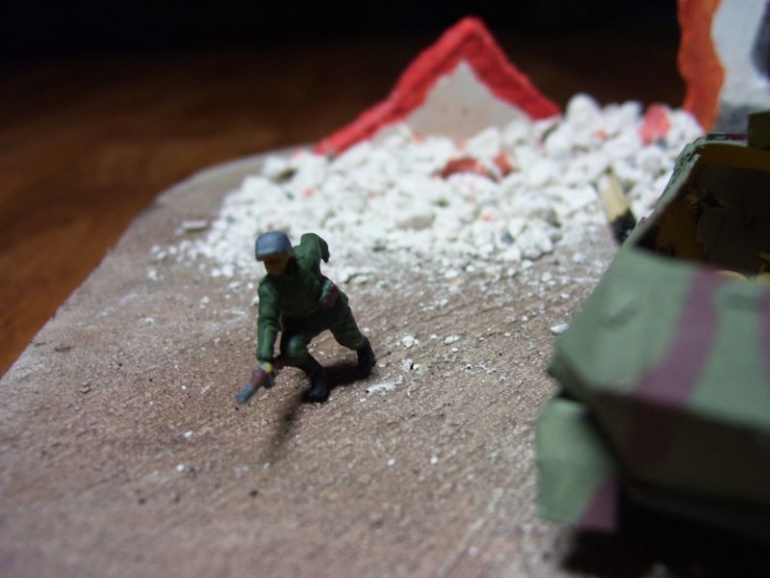 Diorama:Bitva o Hostinec (Plná velikost v novém okně) Diorama:Bitva o Hostinec