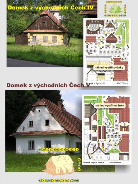 Domečky - různé Domečky - různé