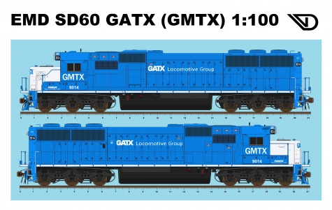 EMD SD60 GATX EMD SD60 GATX