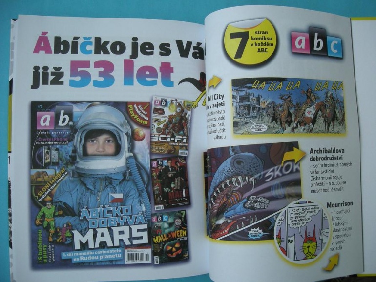 Encyklopedie komiksů v Československu, Díl 1: 1945 - 1989 = ABC (Plná velikost v novém okně) Encyklopedie komiksů v Československu, Díl 1: 1945 - 1989 = ABC