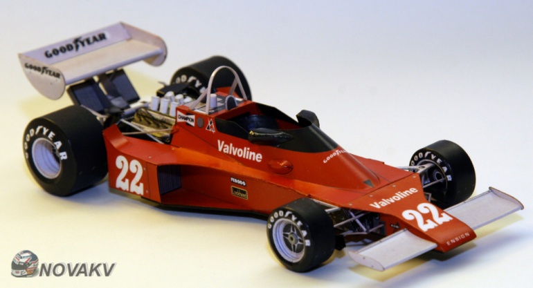 Ensign N176, Jacky Ickx, GP Belgie 1976 (Plná velikost v novém okně) Ensign N176, Jacky Ickx, GP Belgie 1976